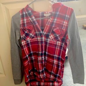 Plaid button up